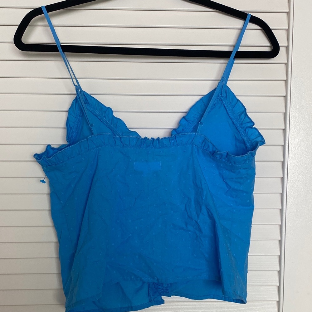 Colsie Blue Ruffle Camisole - Picture 6 of 7